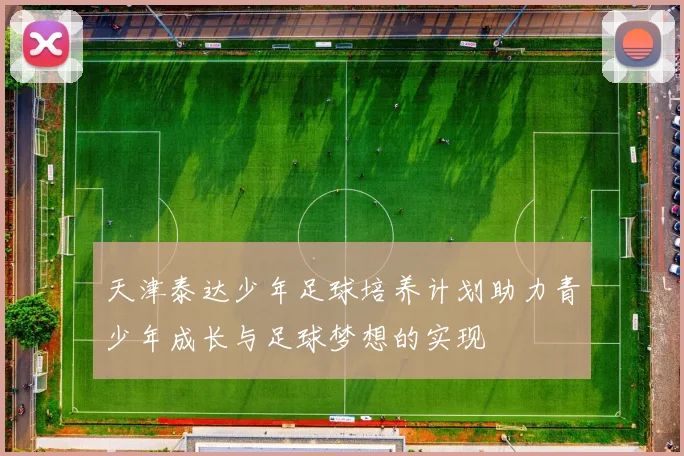 天津泰达少年足球培养计划助力青少年成长与足球梦想的实现